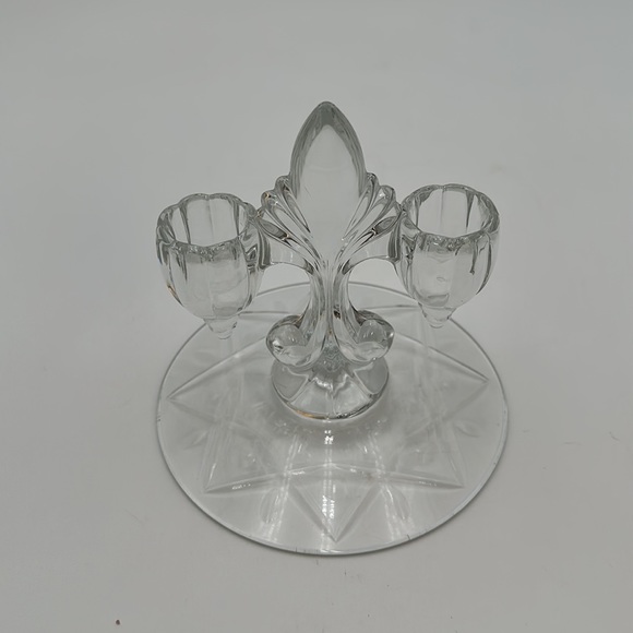 JANICE by NEW MARTINSVILLE DOUBLE LIGHT CANDLESTICK - Picture 8 of 16